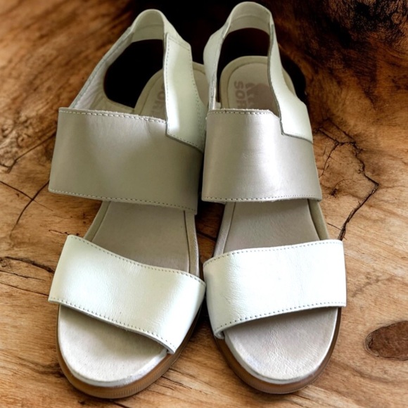 Sorel Joanie II Slingback Sandals Women's Size 8 White /Cream - Picture 8 of 11